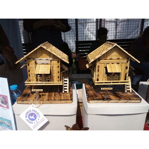 Small Bahay Kubo Made In Recycled Materials All Natural Shopee