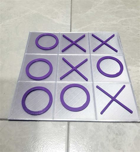 Archivo Stl Gratis Tic Tac Toe Juego Del Gato・diseño De Impresión 3d