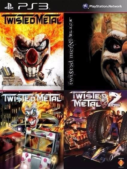 4 JUEGOS EN 1 Twisted Metal Twisted Metal Black Twisted ...