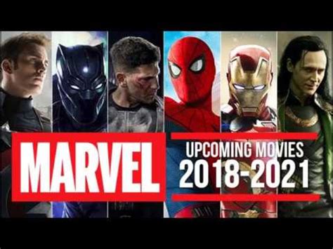 Having originally been slated for november 2020, marvel's eternals' theatrical debut has been pushed back to november 5, 2021. Upcoming Marvel Movies 2018 2021 - YouTube