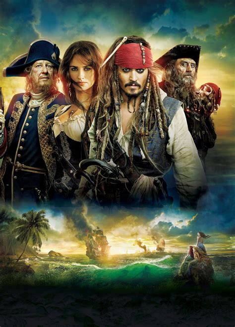 Walt Disney Posters Pirates Of The Caribbean On Stranger Tides