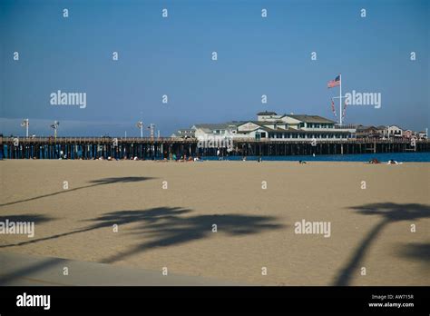 Stearns Wharf Santa Barbara California Usa Stock Photo Alamy