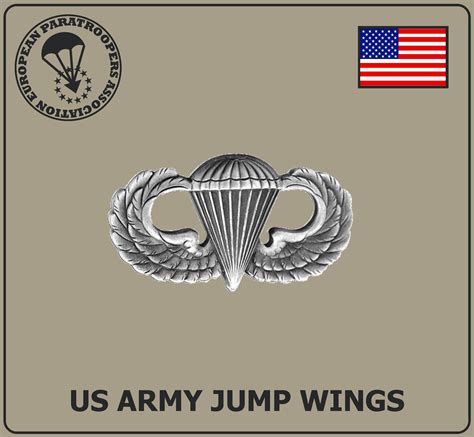 Us Army Jump Wings Jump Wings Wings Badge