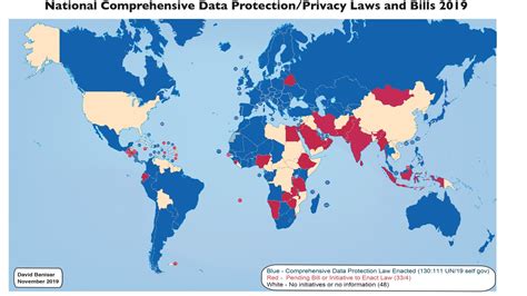 Map Of Global Privacy Or Data Protection Laws Michalsons