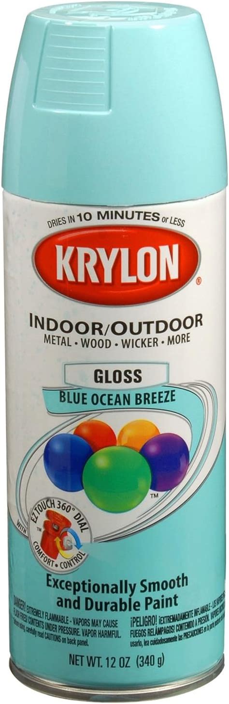 Krylon K05130107 Colormaster Acrylic Crystal Clear Gloss Clear 11 Oz