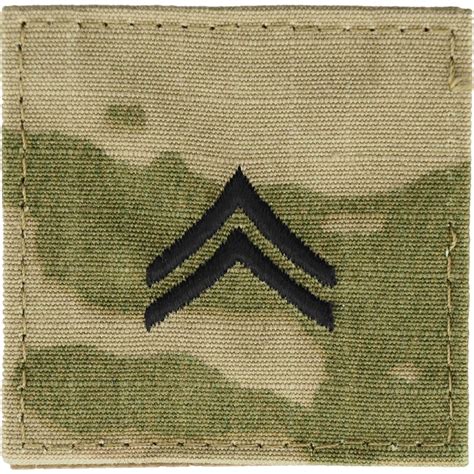 Army Rank Corporal Cpl Hook And Loop Ocp 2 Pc Enlisted Rank Ocp