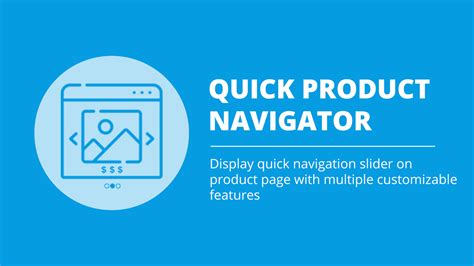 Quick Product Navigator Slide Show Related Product Suggested Product
