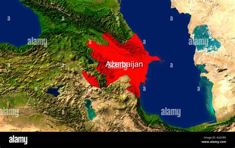 Azerbaijan Map Stock Photos And Azerbaijan Map Stock Images Alamy