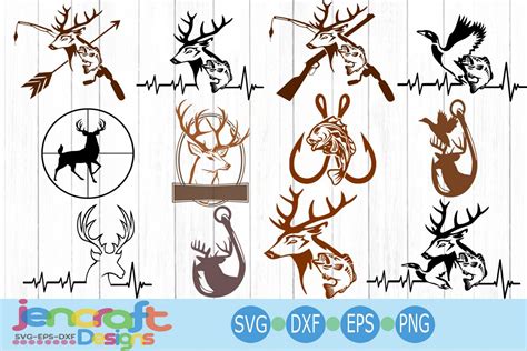 Fishing And Hunting Svg Svg Cut Files