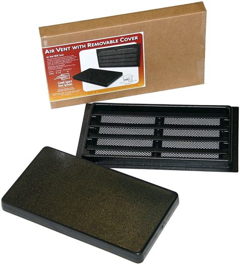 Manual Crawl Space Vent With Removable Cover And Vermin Screen 8