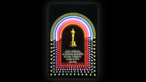 46th Academy Awards 1974 Oscar Ceremony Posters Oscars 2020 Photos