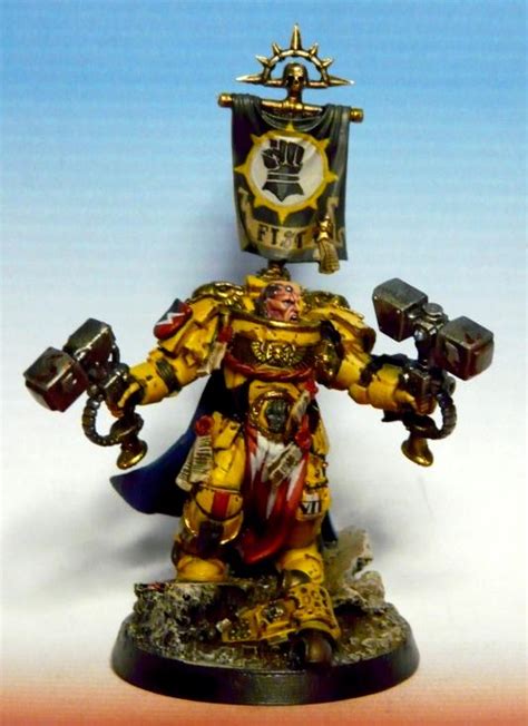 Imperial Fist Captain Image Space Marines Fan Group