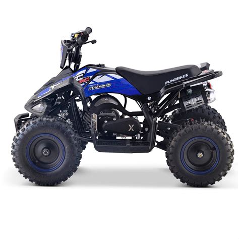 Funbikes Toxic 50cc Blue Kids Petrol Mini Quad Bike Buy Online In