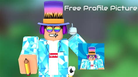 How To Make A Free Roblox Profile Picture Blender Youtube