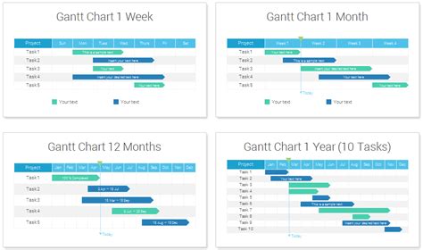 Timelines And Gantt Charts For Powerpoint