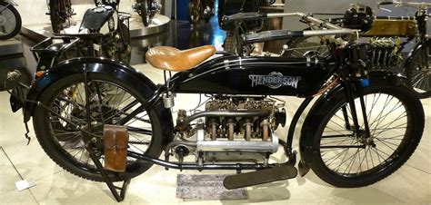 Henderson Modell E, Oldtimer-Motorrad aus den USA, Baujahr 1910, 4-Zyl
