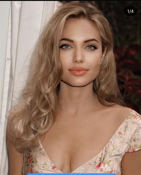 Pin By Marion Lg On Make Up Beaut Angelina Jolie Blonde Blonde