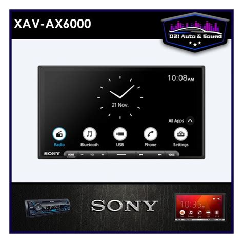 Sony Xav Ax6000 Wireless Carplay And Android Auto Head Unit