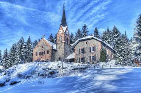 Winter Church Backgrounds