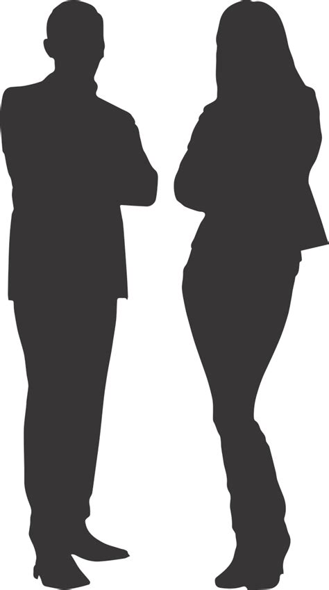 Royalty Free Silhouette Woman Men And Women Png Download 7141280