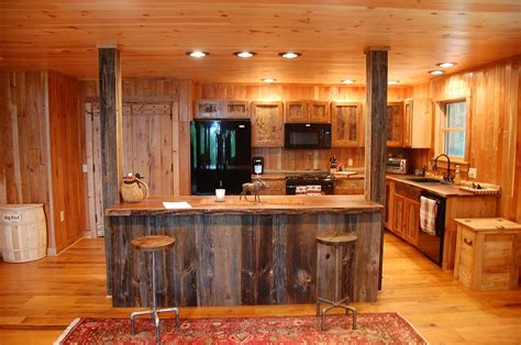 Rustic Reclaimed Wood Kitchen Cabinet Rustic Reclaimed