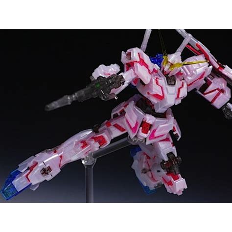 Hguc 1144 Unicorn Gundam Destroy Mode Pearl Clear Bandai Gundam