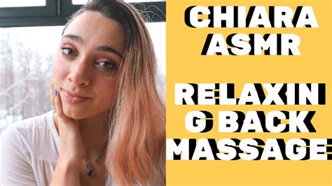 asmr relaxing back tracing scrtch massage youtube