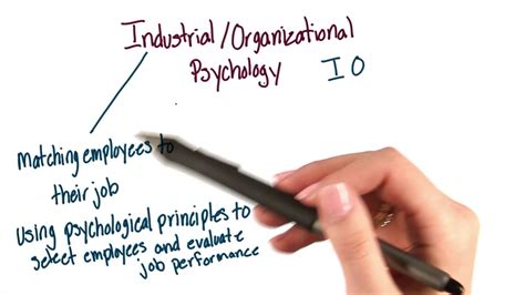 Industrial and organizational (i/o) psychologists focus on the behavior of employees in the workplace. Industrial and organizational psychology - Intro to ...