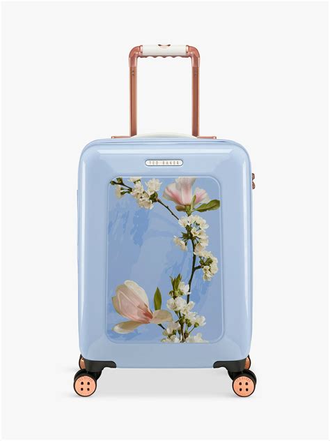 Ted Baker Harmony 4 Wheel 54cm Cabin Suitcase Blue At John Lewis