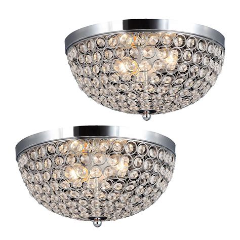 Flush Mount Ceiling Lights Crystal Bisonoffice Cascade Collection 4