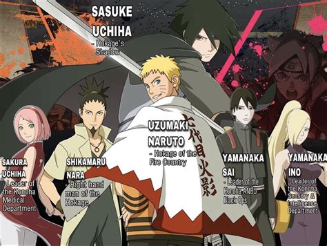 The Leaders Of Konohagakure The Ninjas From Konoha 13 Sasuke Sai