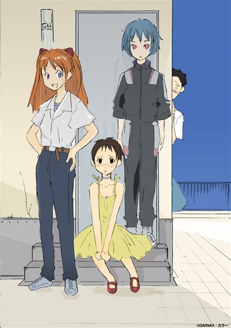 Souryuu Asuka Langley Ayanami Rei Ikari Shinji And Suzuhara Touji