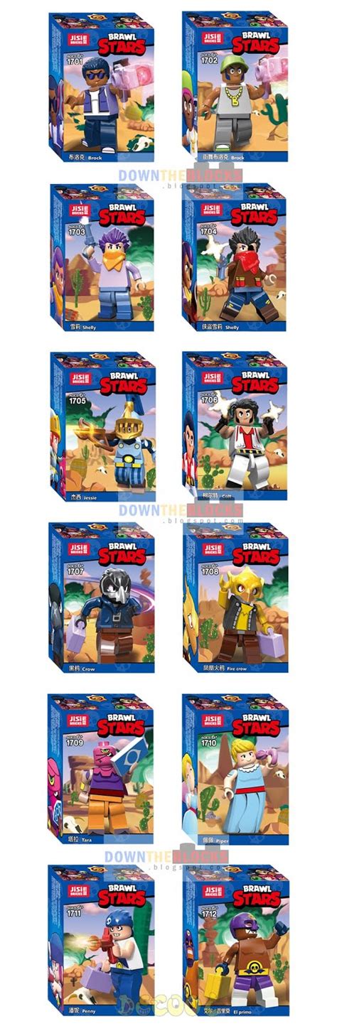 Check out our brawl stars selection for the very best in unique or custom, handmade pieces from our shops. JiSi 1701-1712: Brawl Stars Minifigures Preview (Decool)