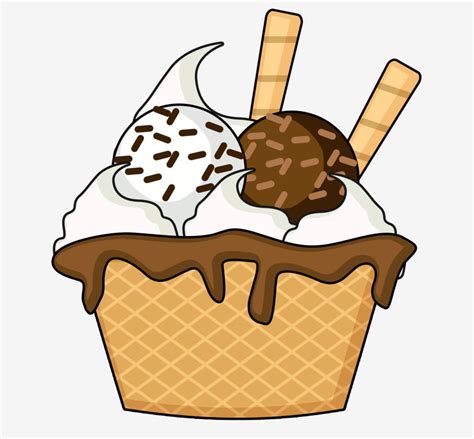 초콜릿 아이스크림 시원한 일러스트 여름 아이스크림 클립 아트 더위 여름 Png 일러스트 및 Psd 이미지 무료 다운로드