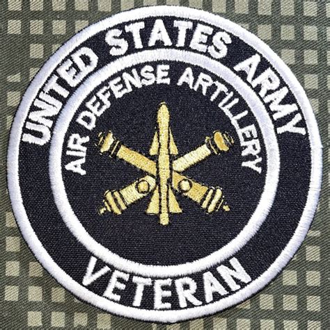 Us Army Air Defense Artillery Veteran Patch 3 Decal Patch Co