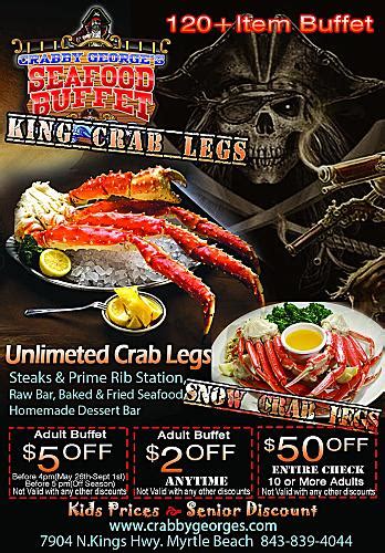 Maybe you would like to learn more about one of these? Crabby Georges Seafood Buffet in Myrtle Beach, SC - YellowBot