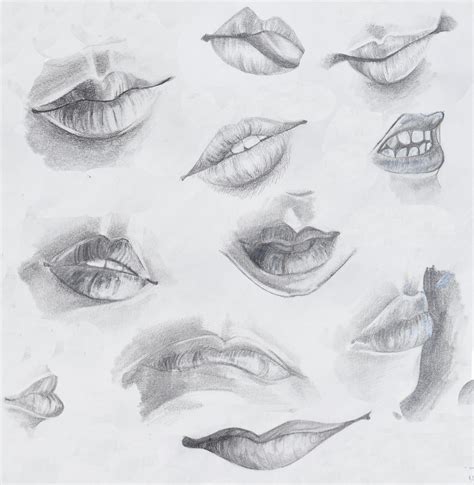Realistic Mouth Drawing At PaintingValley Com Explore Collection Of