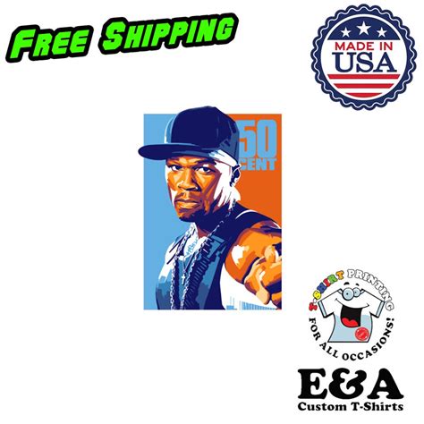 50 Cent Pop Culture Rap Artist Design Vinyl Decal Car Sticker Etsy