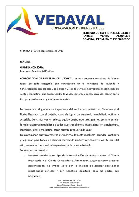 Carta De Presentacion By Luis Daza Colchado Issuu