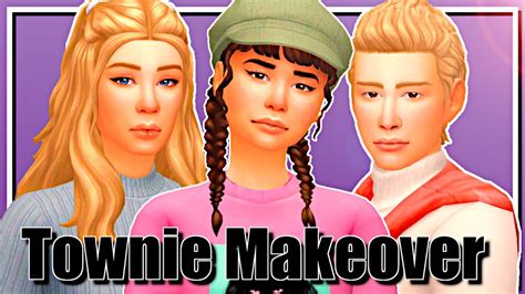 Bff Household Sims 4 Townie Makeover Youtube