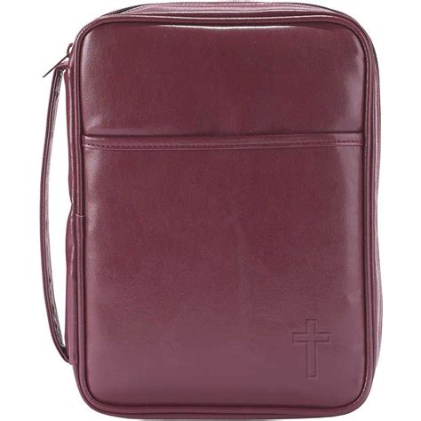 Red Leather Bible Cover Extra Large Everything Else