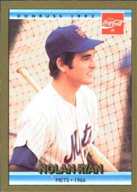 1992 Donruss Coca-Cola Nolan Ryan Baseball - Gallery | The Trading Card