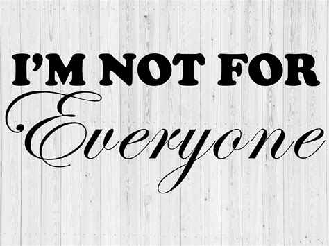 Christmas Sale Im Not For Everyone Svg Cut Files For Etsy