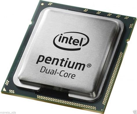 Processor : Intel Pentium Dual Core : 2.0GHz
