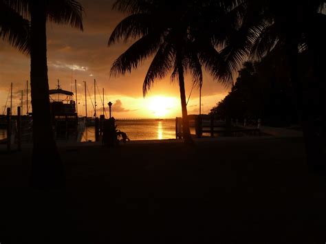 Sunset In The Keys At The Bsa Florida Sea Base By Paul Ravenberg