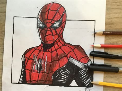 Spider Man Drawing Printable Printable World Holiday