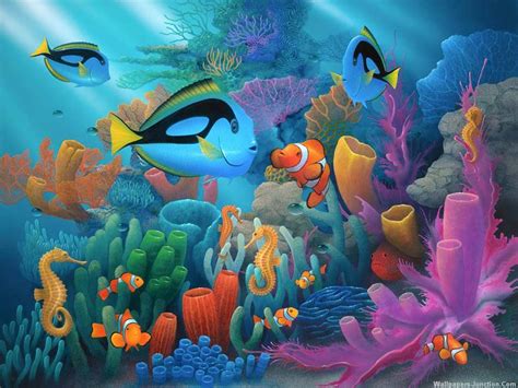 3d Tropical Fish Desktop Wallpapers Wallpapersafari