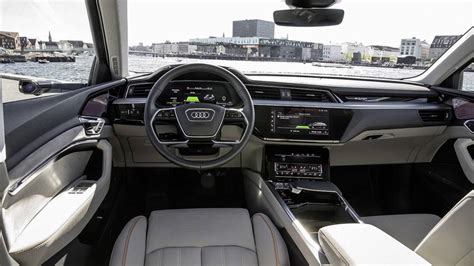 Audi E Tron Reveals High Tech Interior With Five Screens