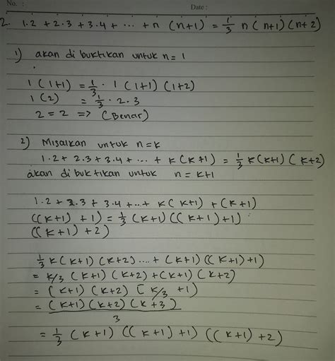 Soal Induksi Matematika Teorema Binomial Beserta Jawabannya
