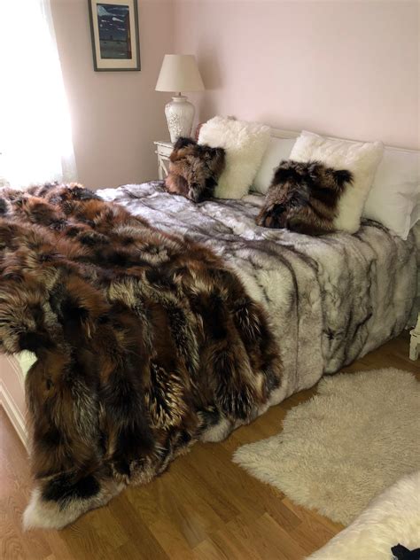 Pin By S M On Furblanket Fur Bedding Fur Blankets Bedroom Bedding Sets